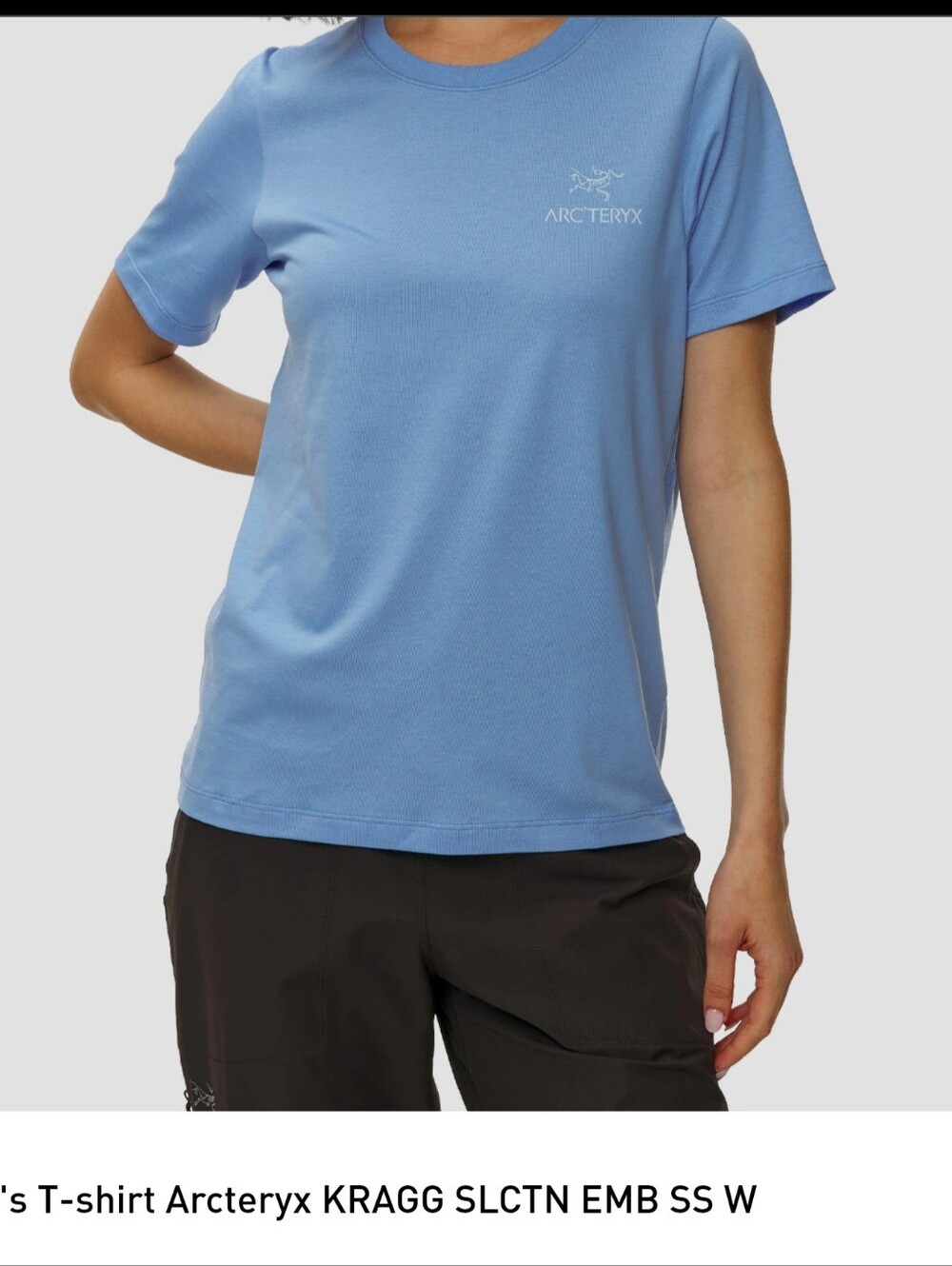 Arc'teryx Kragg SL Cotton Emblem Crew Short-Sleeve T-Shirt Size L Women